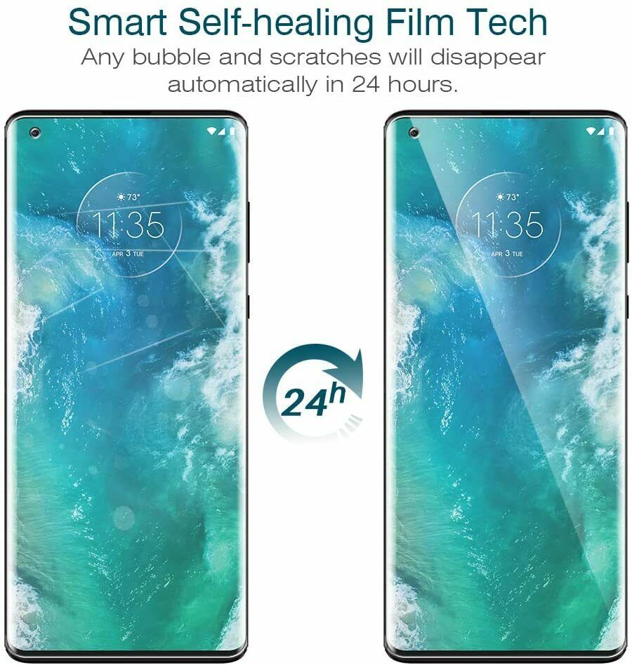 For Motorola Moto Edge 5G Hydrogel Full Coverage HD Soft Flex Screen Protector