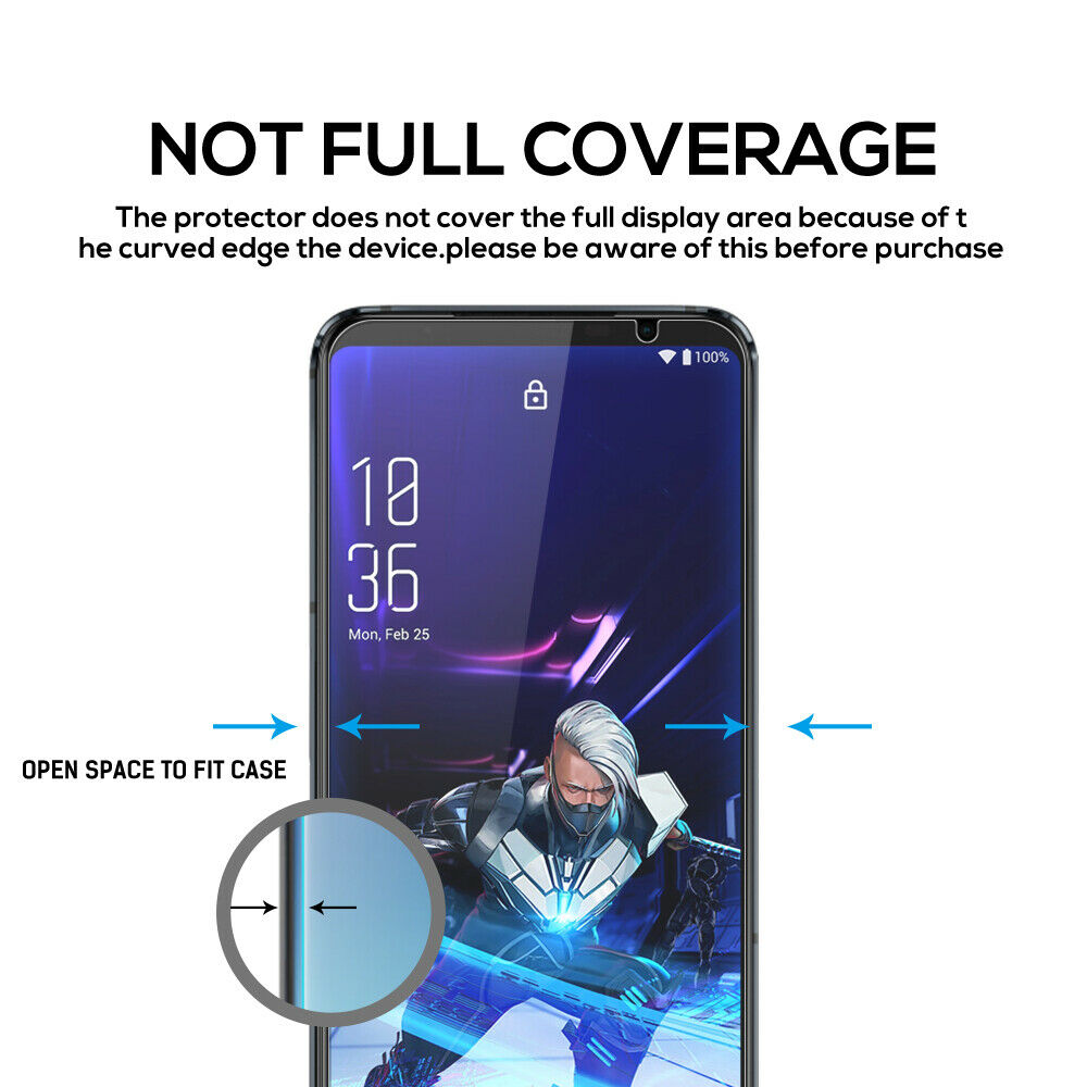 For Asus ZenFone 8 Flip Phone Tempered Glass Lens Screen Protector