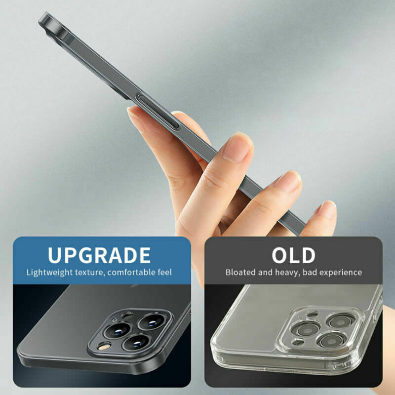 For iPhone 14 Series Case Thin Matte Ultra Slim Shockproof Clear Cover