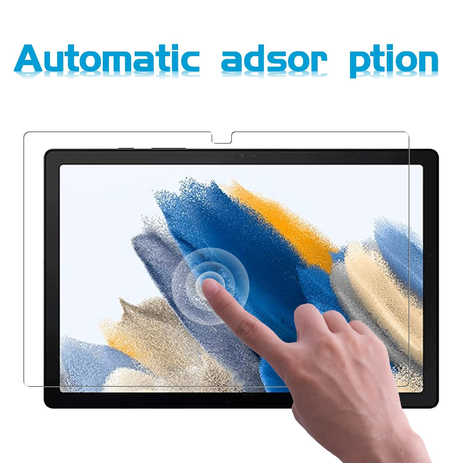 Galaxy Tab S6 lite Screen Protector Tempered Glass Full Cover