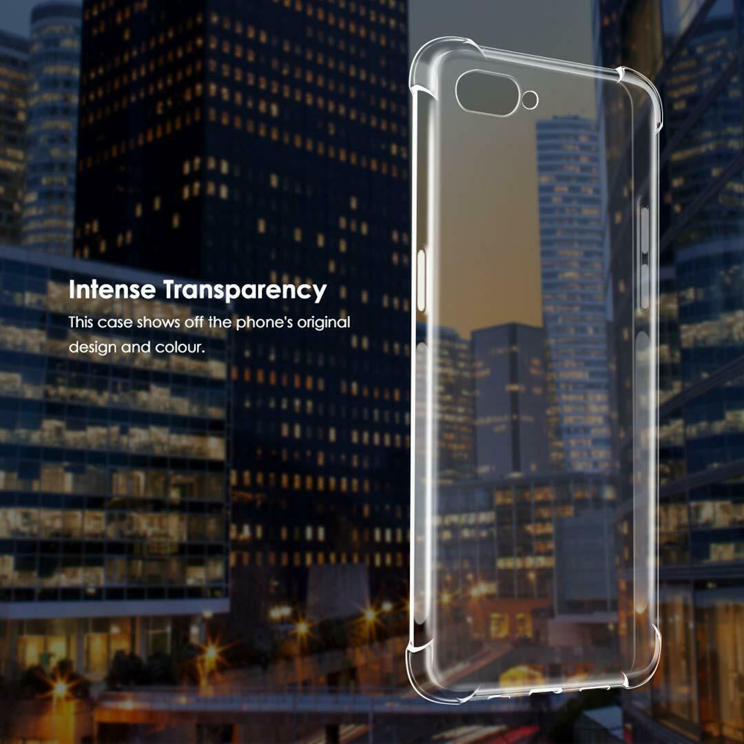 Shockproof Tough Gel Clear Case Cover for Oppo  AX5S