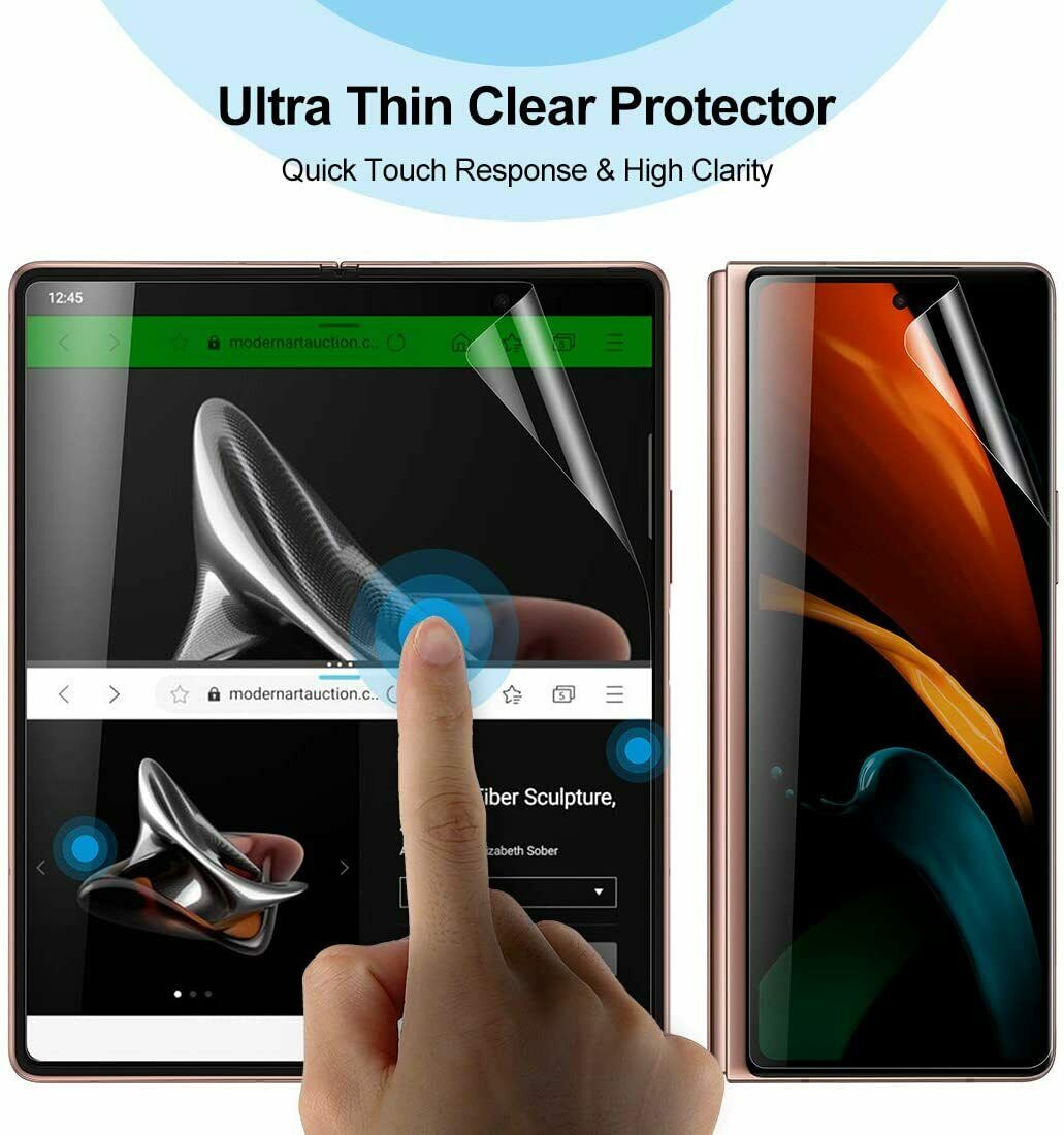 For Samsung Galaxy Z Fold2 5G Screen Protector MAXSHIELD Flexible Full Coverage