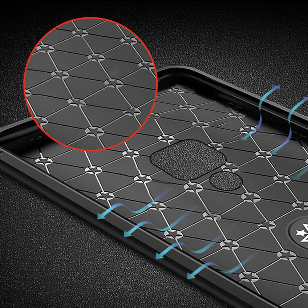 Mate 20 Pro Case Magnetic Car Mount Soft TPU Ring Holder Kickstand Cover Huawei