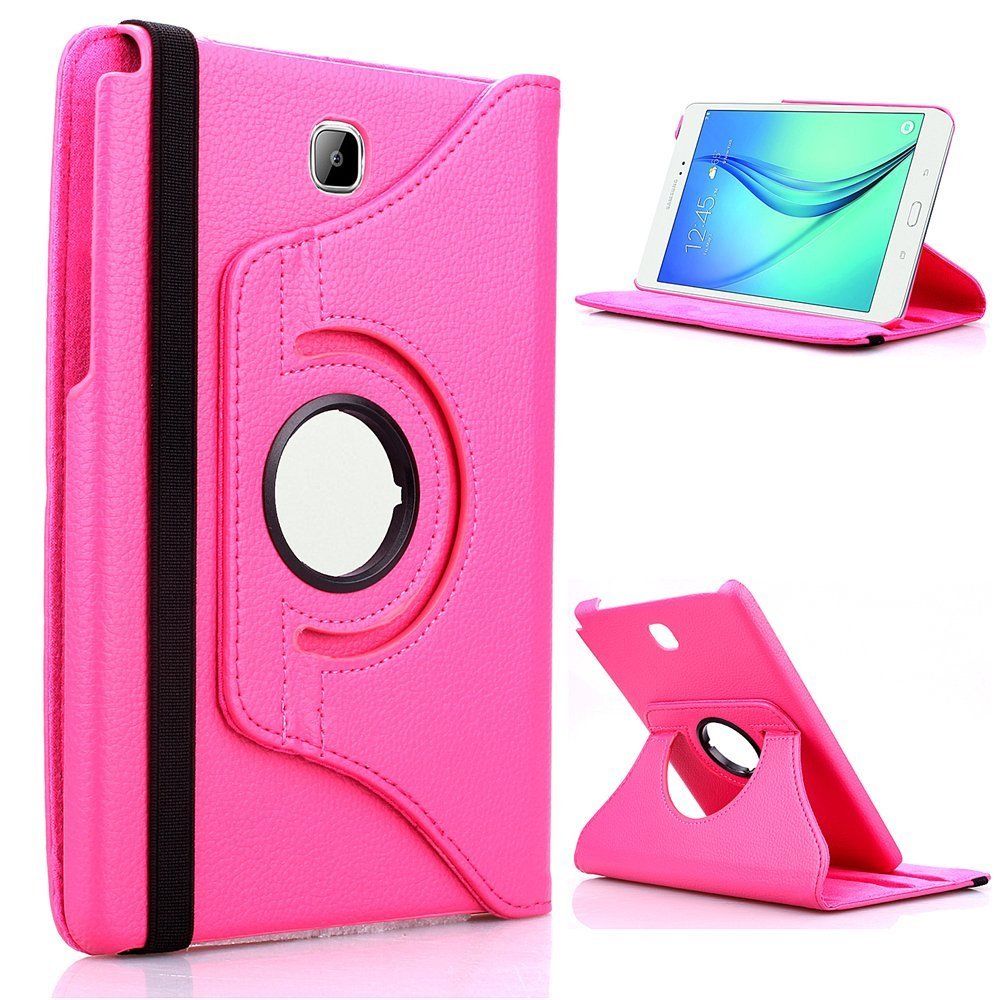 Rotate Leather Folding Case Cover for Samsung Galaxy Tab A 8.0" inch T350 T355