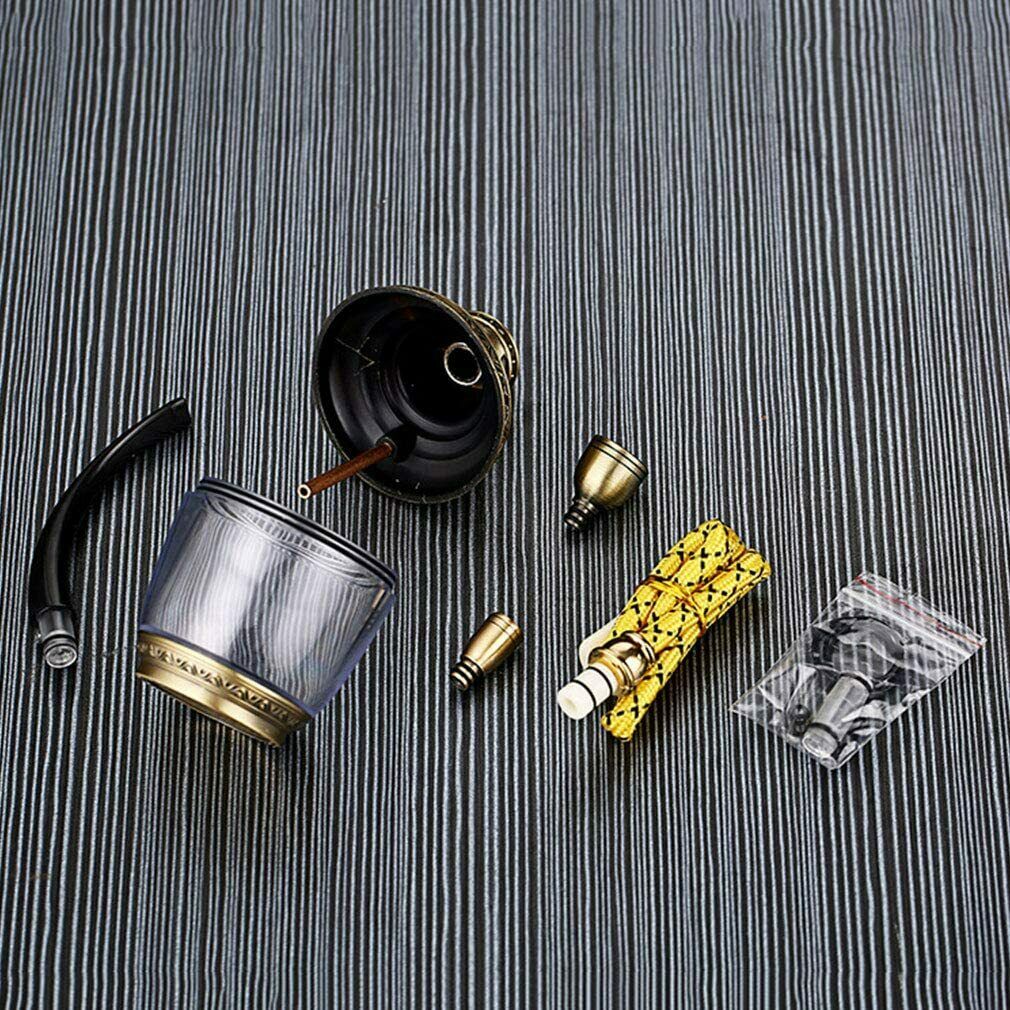 Hokah Portable Bubbler Tobacco Water Smoke Pipe Bong Mini Smoking Pipe FULL PACK