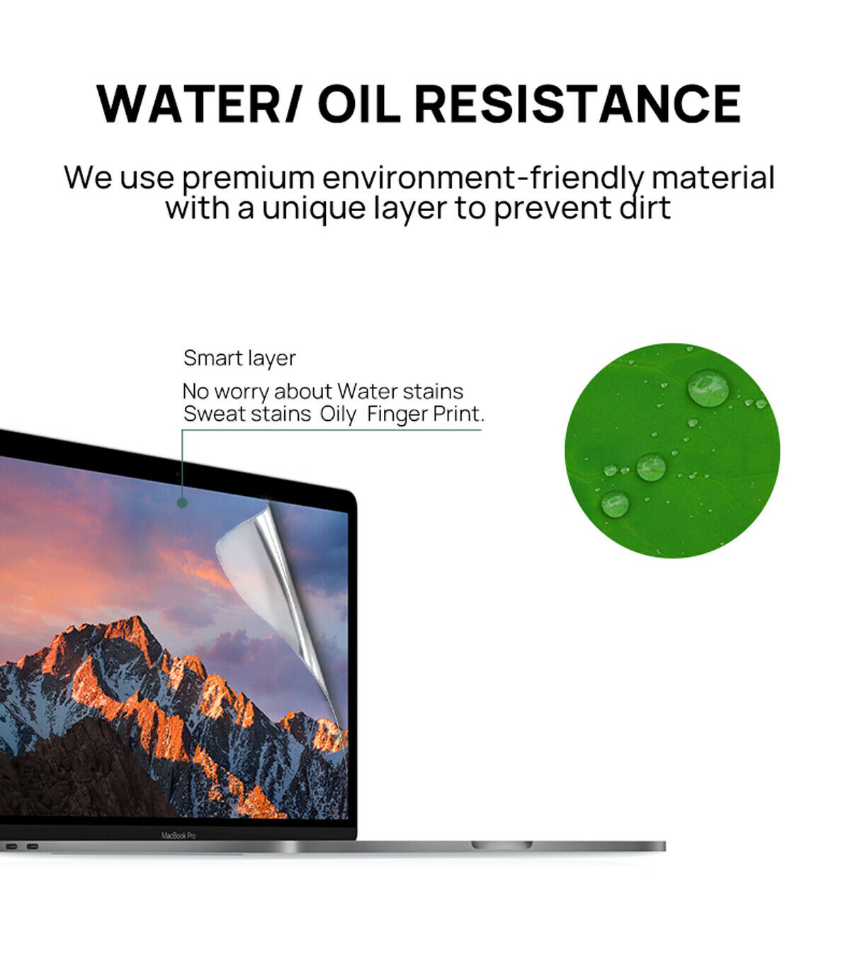 Clear Screen Protector HD for Apple Macbook Pro Air 13" film Cover A2337 M1