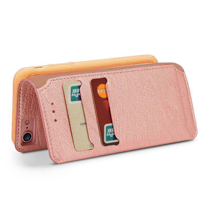 iPhone XR Luxury Slim Leather Wallet Flip Case