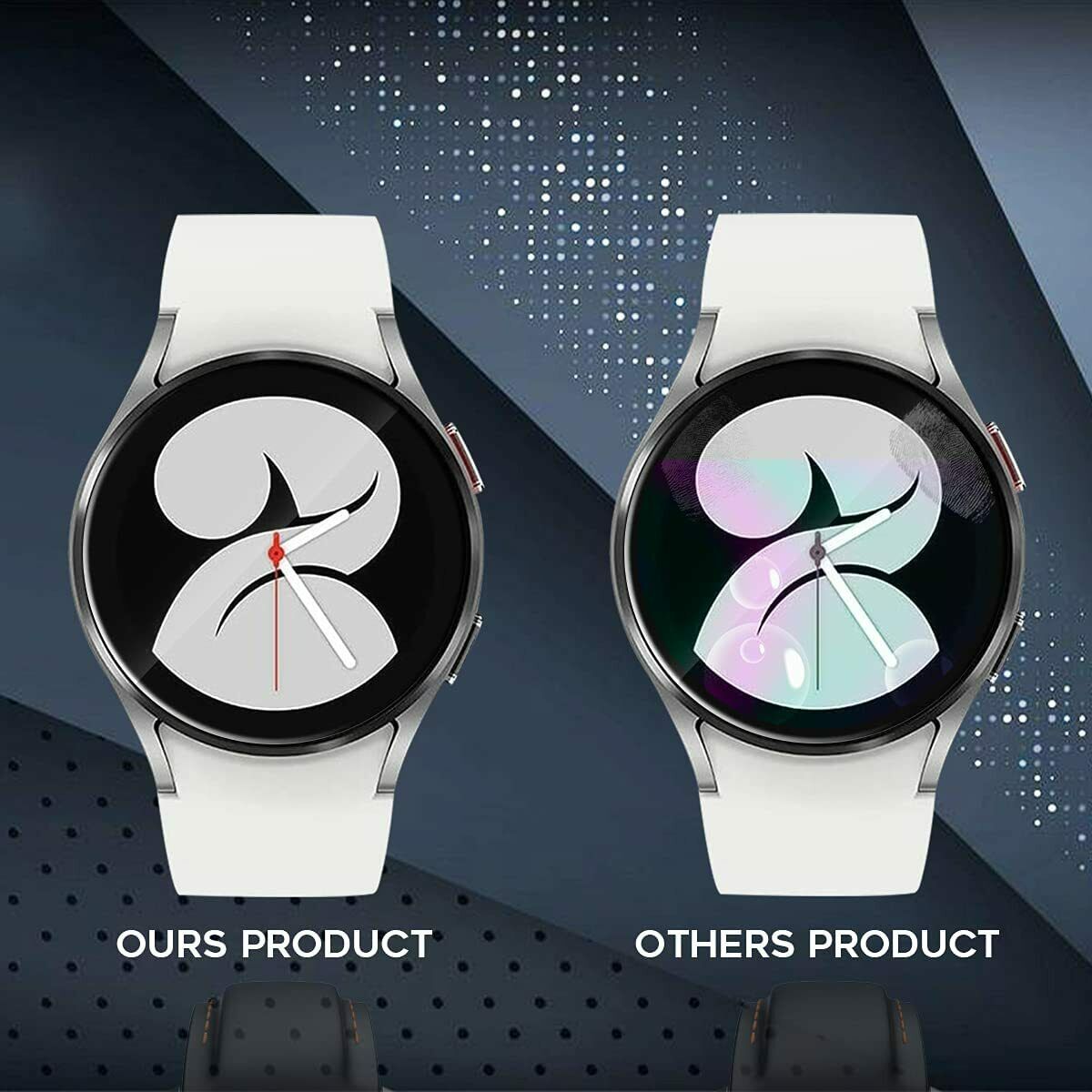 For Samsung Galaxy 5 Pro 40mm 44mm 45mm Watch Tempered Glass Screen Protector