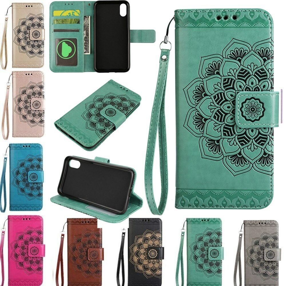 Leather Wallet Case Flip Stand Phone Case Cover For iPhone XR