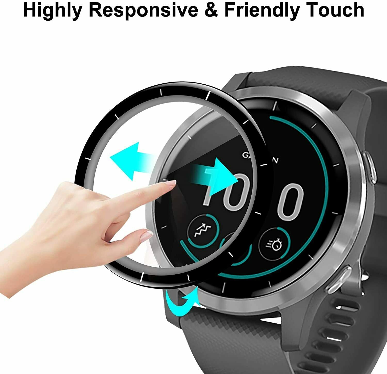 Soft Clear Protective Film Guard Protection For Garmin Venu 2 / 2s Smart  Watch Smartwatch Full Screen Protector Cover (Not Glass)