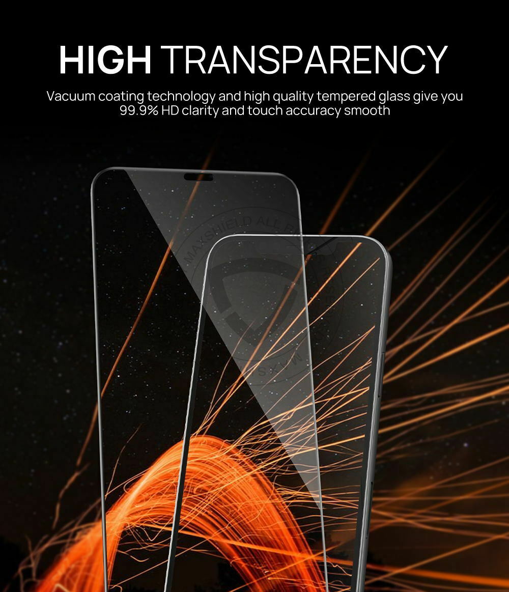 [3 Packs] For iPhone 14 Series Full Cover Tempered Glass Screen Protector