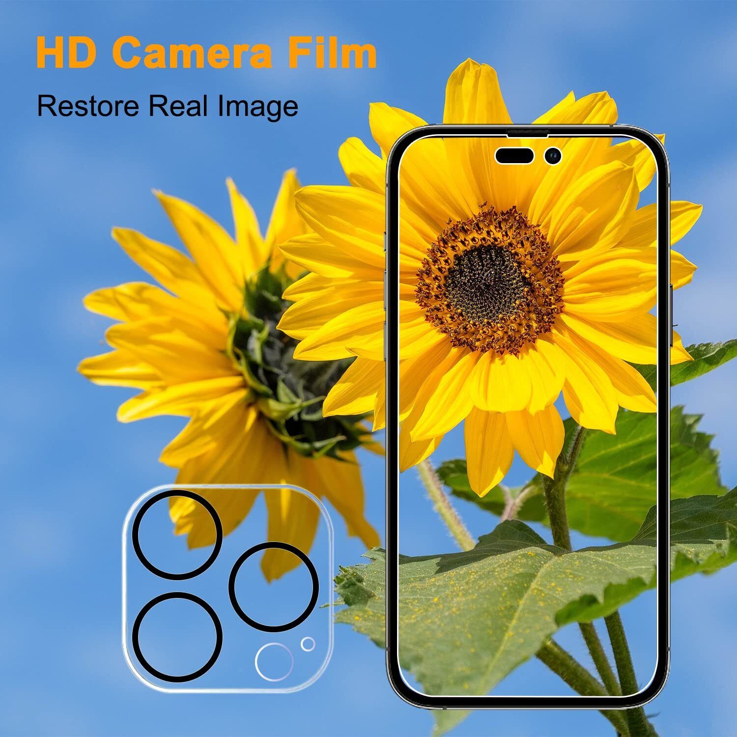 3x Privacy Tempered Glass Screen Protector Lens Cover For iPhone 14 Pro Max Plus