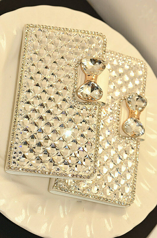 Samsung Note10 Plus Bling Crystal Diamond Leather Flip Stand wallet Case