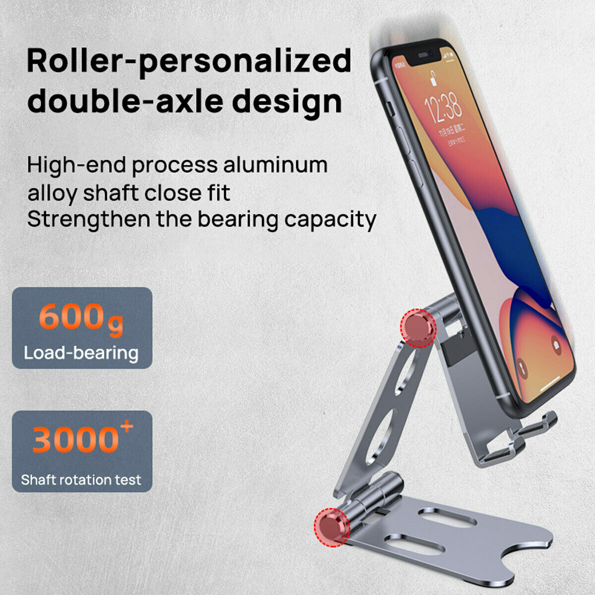 Adjustable Phone Tablet Desktop Stand Desk Holder Mount Cradle For iPhone iPad