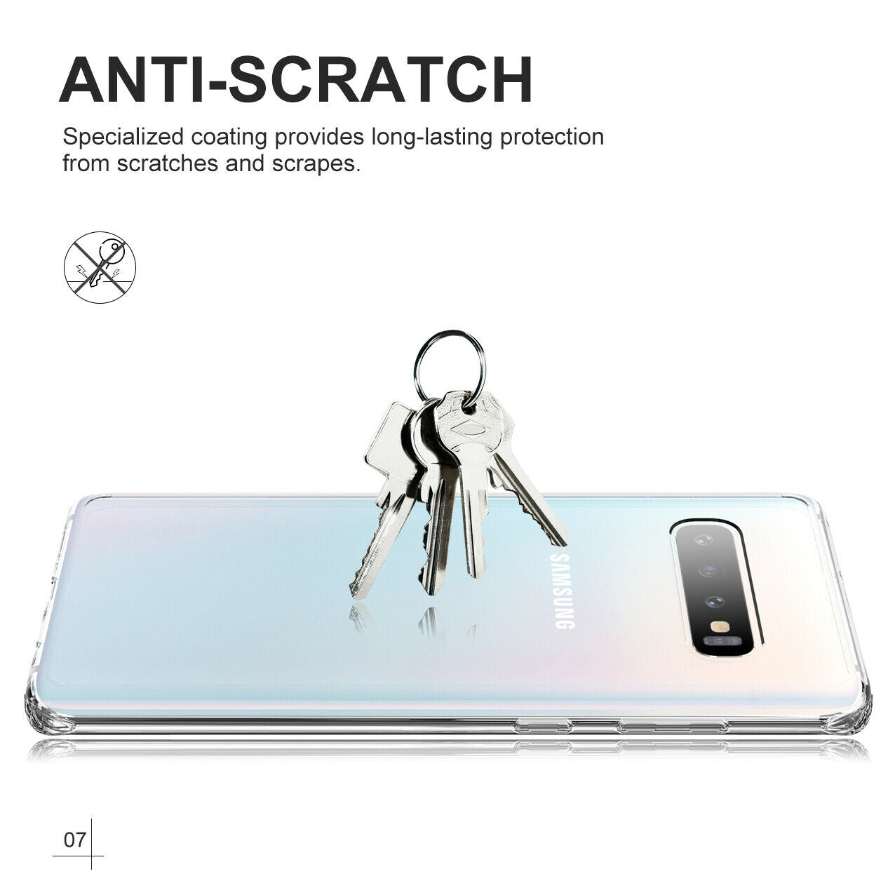 Samsung Galaxy S10 Case Shockproof Crystal Bumper Case Cover