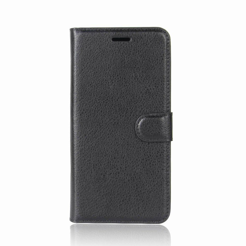 Oppo AX7 Premium Leather Wallet Case Cover For Oppo Case-Sky Blue