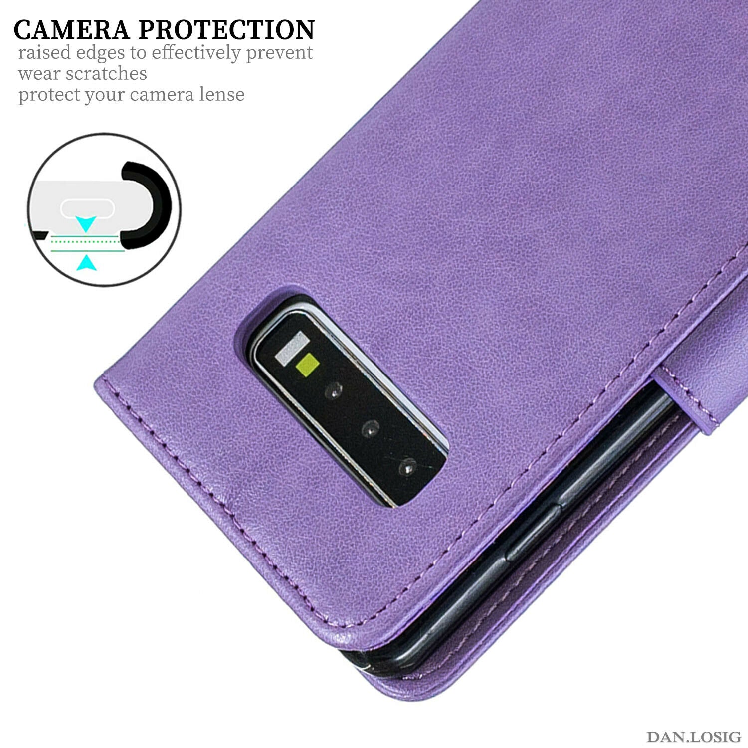 For Samsung Galaxy Note 10 Plus Phone Case Leather Wallet Cover