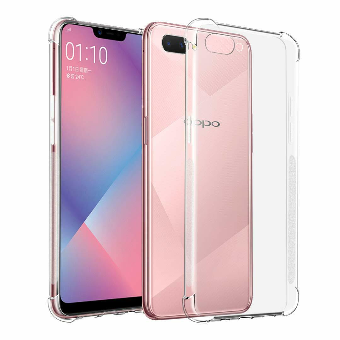 Shockproof Tough Gel Clear Case Cover for Oppo  AX5S