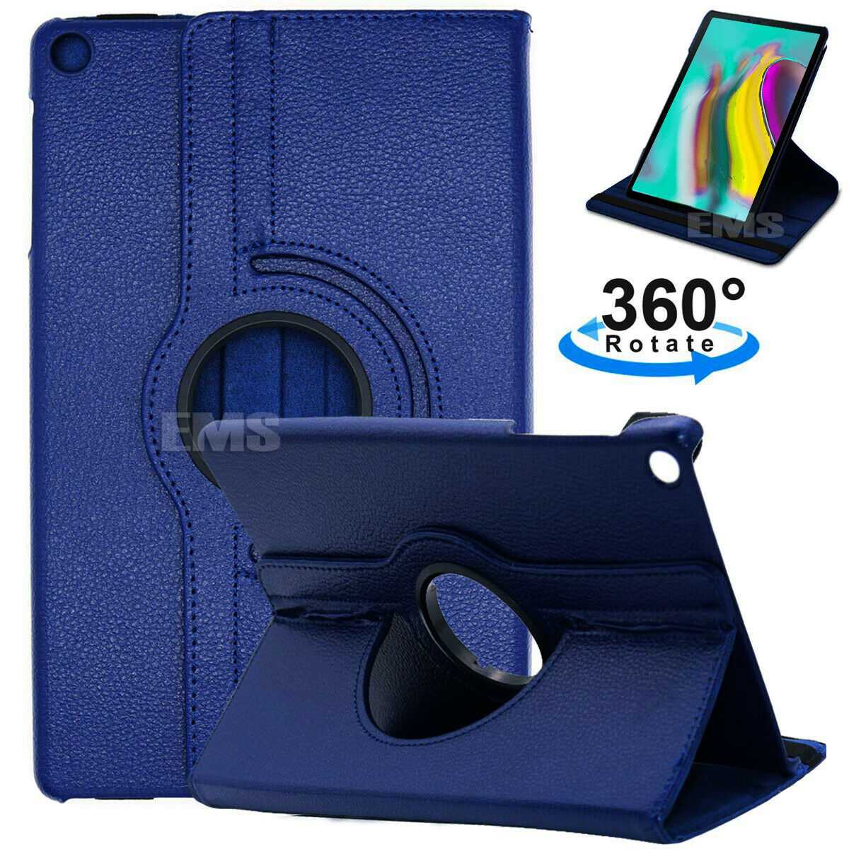 Samsung Galaxy Tab S5e 10.5 T720 T725 Smart Case 360 Degree Rotating Stand Cover