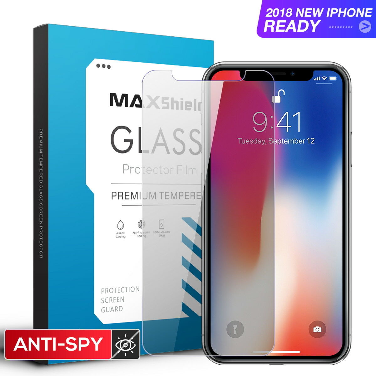 2X Privacy Anti-Spy Glass Screen Protector For iPhone SE 2022