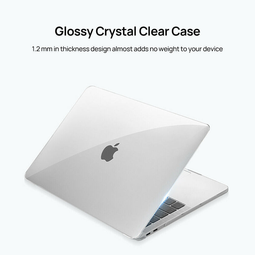 Case Clear Hard Shell Glossy Crystal Cover For Macbook Pro 16" 2023 M1 M2