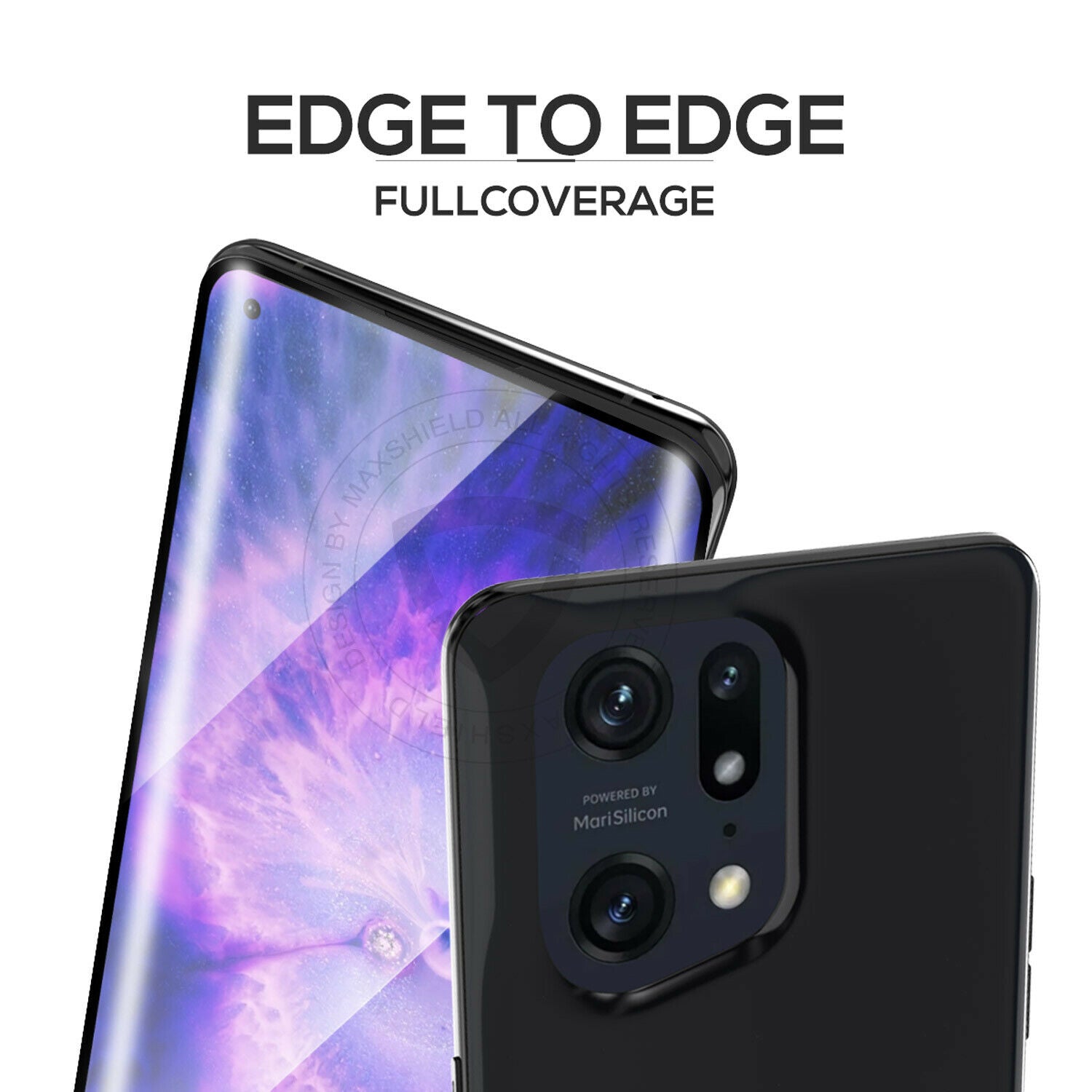 For OPPO Find X5 Pro X5 Lite Full Coverage Tempered Glass Screen Protector Film