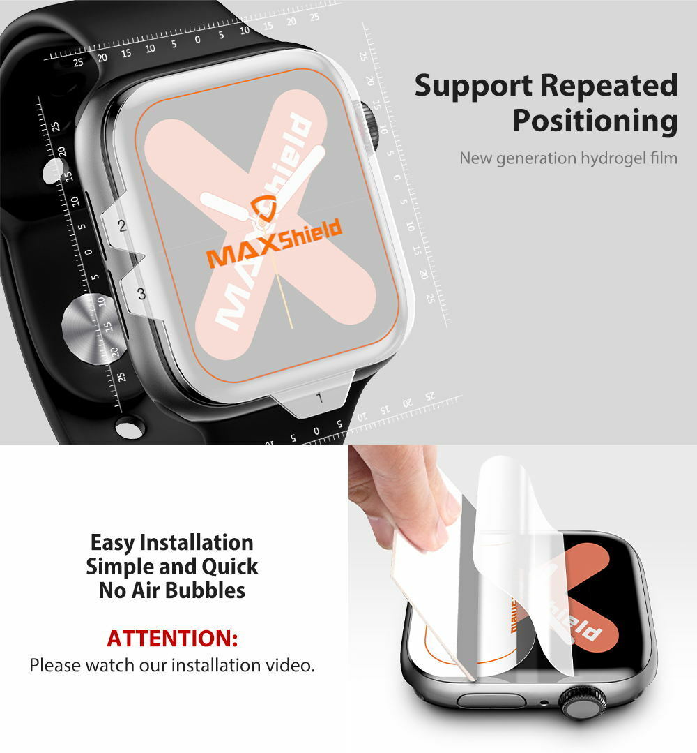 [4 Packs]Hydrogel Screen Protector for Apple Watch Ultra 49mm