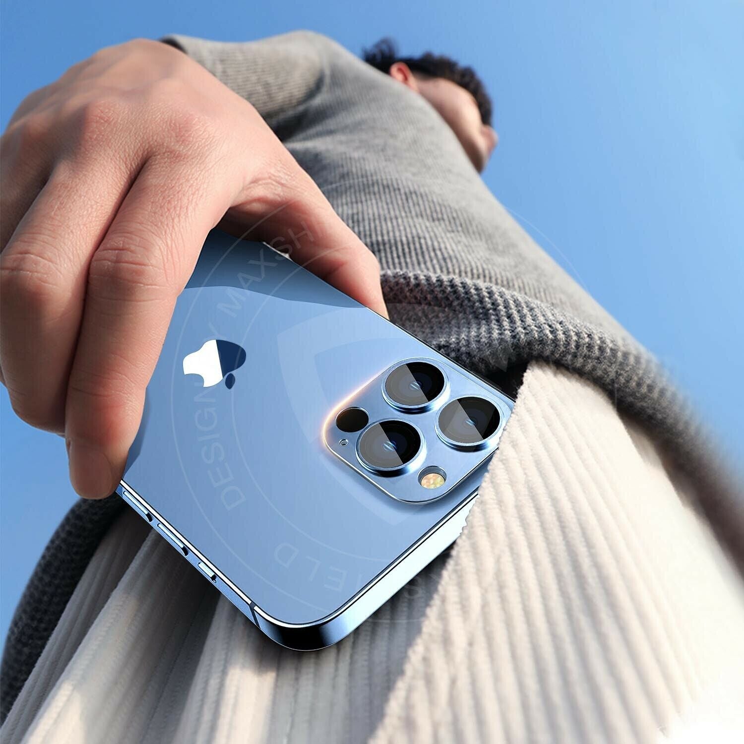 [1 Packs] For Apple iPhone 14 Series Screen Protector Full Cover Metal Camera Lens Glass