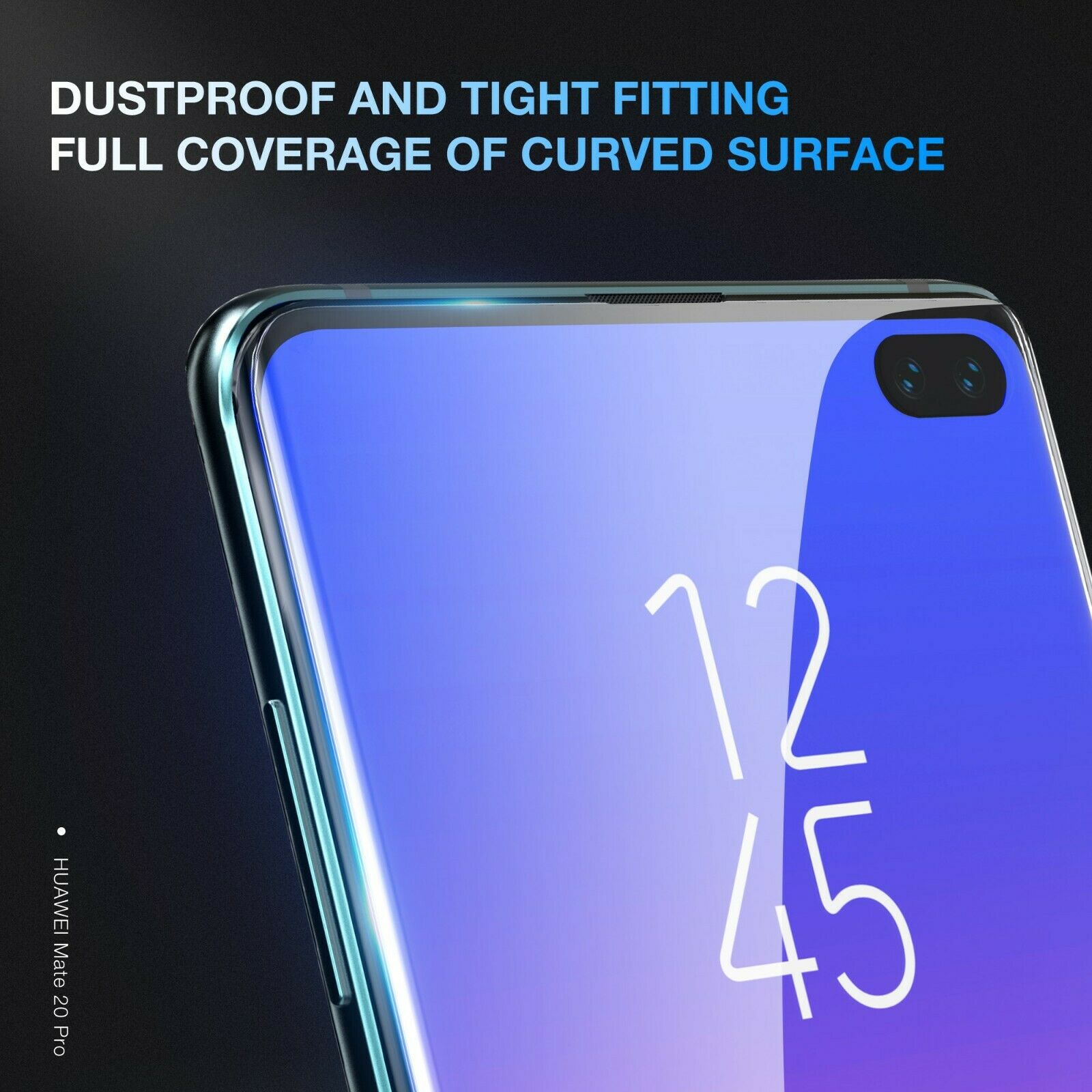 2x CASE FRIENDLY HYDROGEL Film Screen Protector for Samsung Galaxy S10
