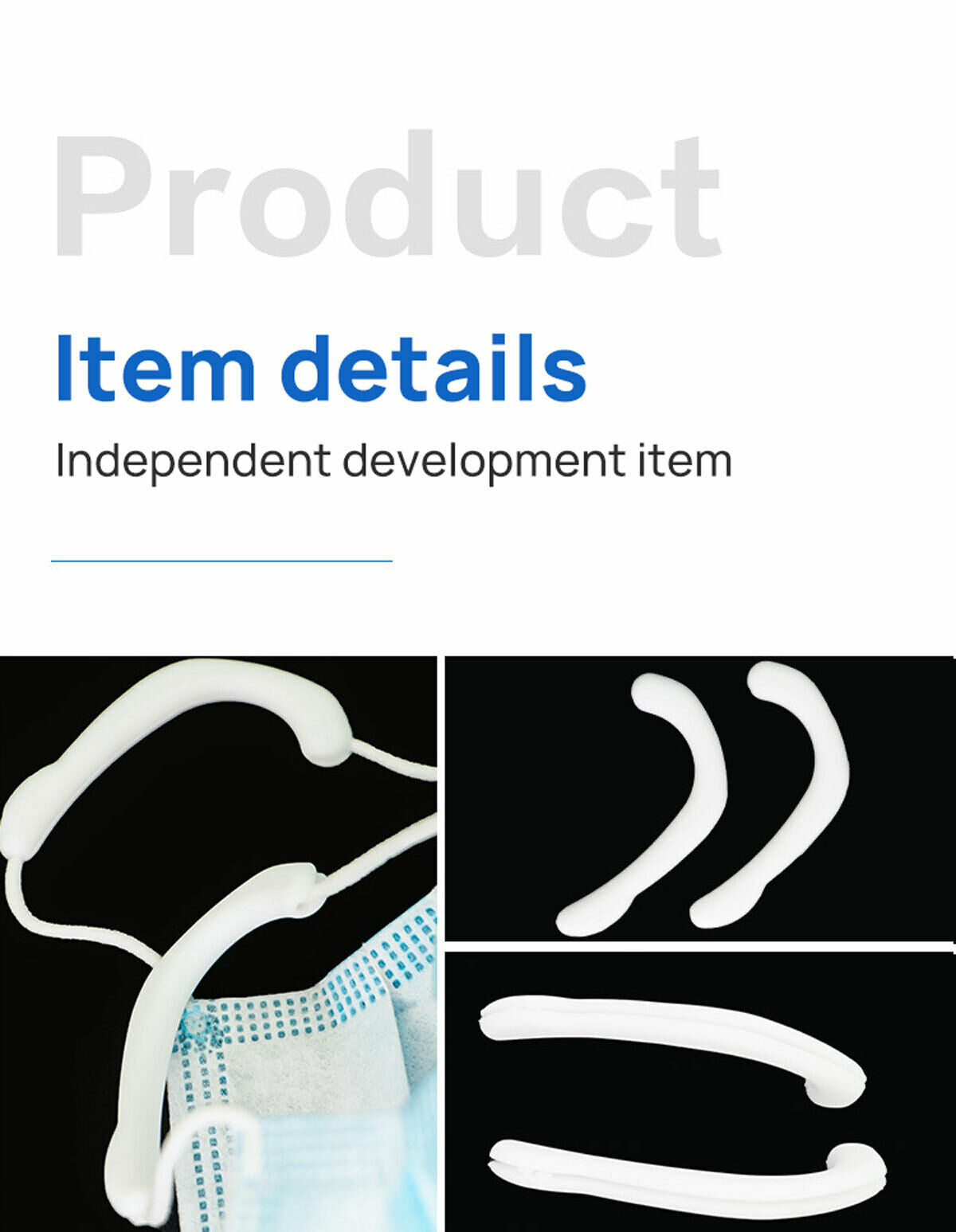 2/4 Pair Face Mask Extension Adjustable Ear Hook Strap Saver Fixing Clip Buckle