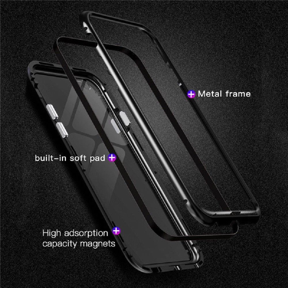 iPhone XR Case Metal Luxury Thin Slim Shockproof Cover For Apple Phone-Purple
