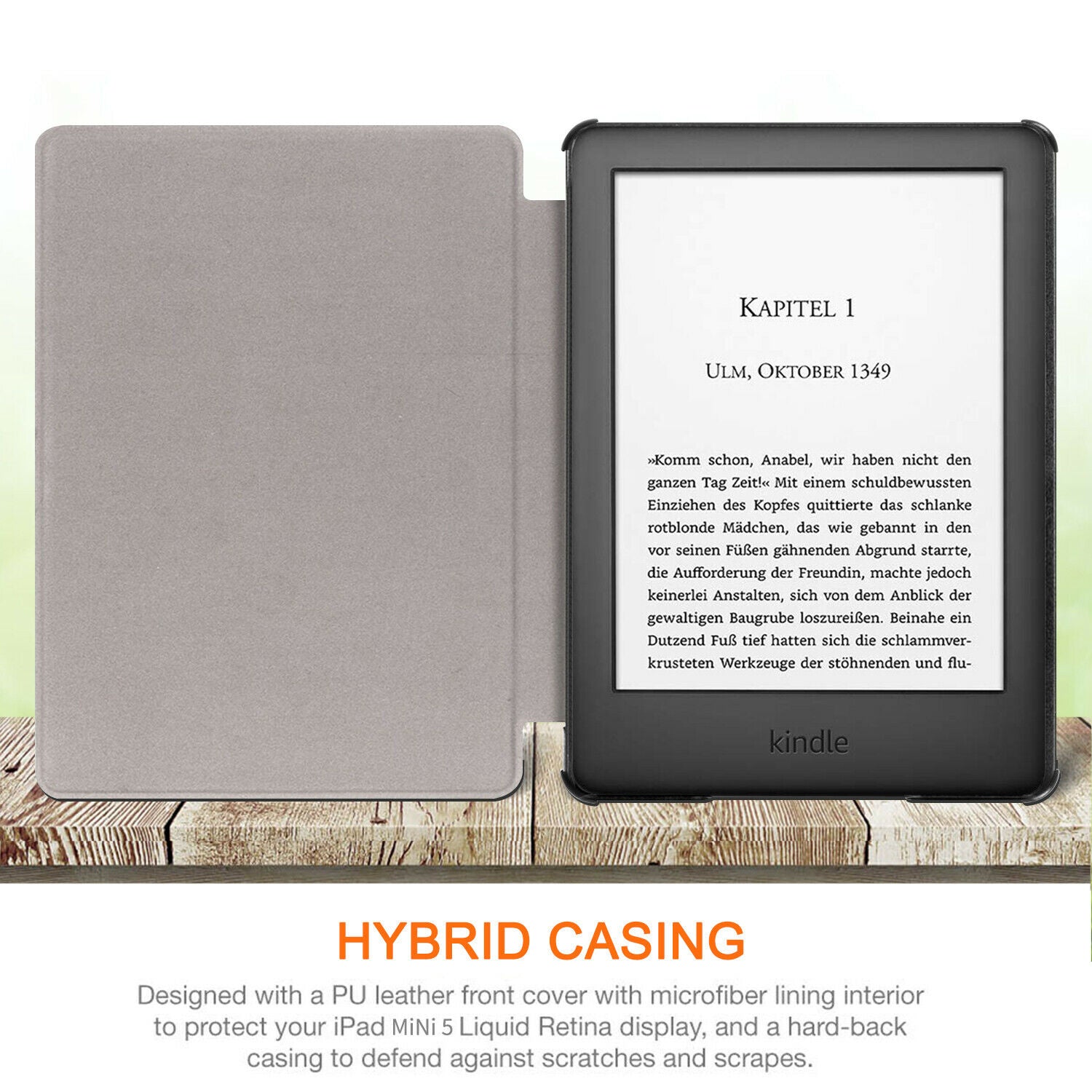 For All-New Amazon Kindle 2019 Case 6" 10th Gen Smart Leather Slim Flip Cover