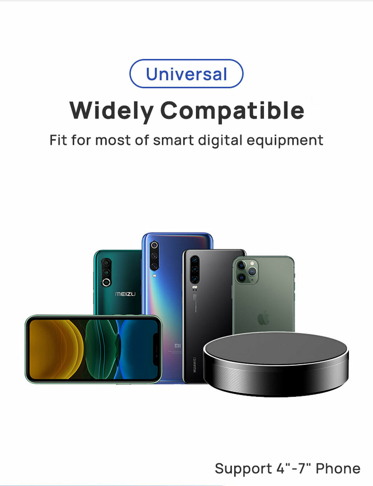 Universal Magnetic Magnet Dashboard Mobile Phone Holder Dash Car Mount Stand