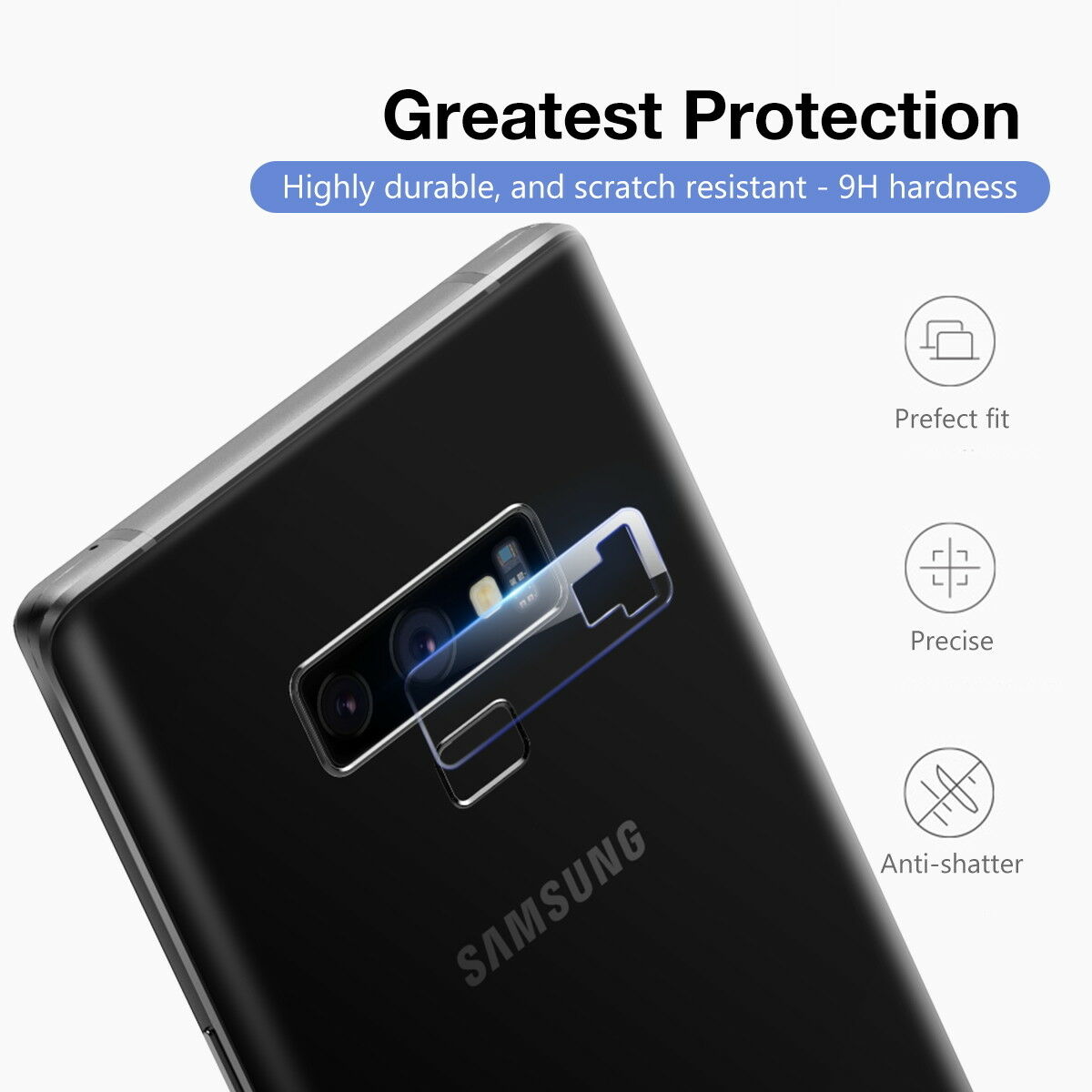 Samsung Galaxy S10 Plus Back Camera Lens Tempered Glass Protector