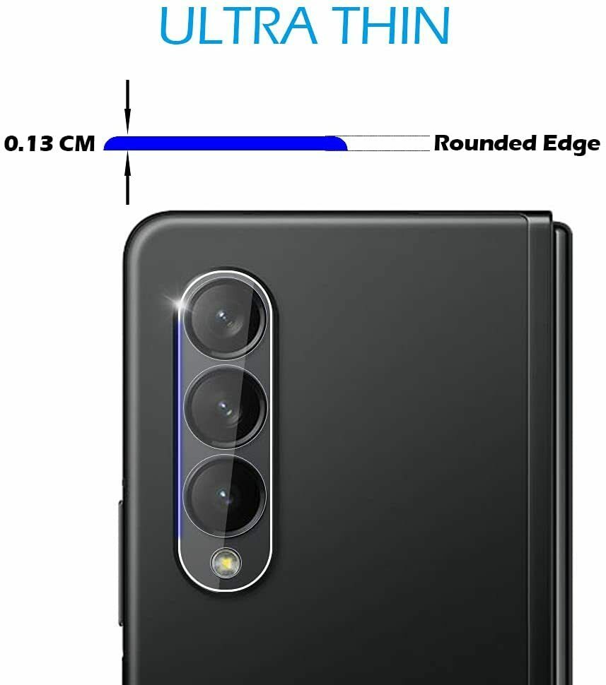 [2 Pack] Camera Lens Tempered Glass Screen Protector For Galaxy Z Flip 4 Fold 4 5G