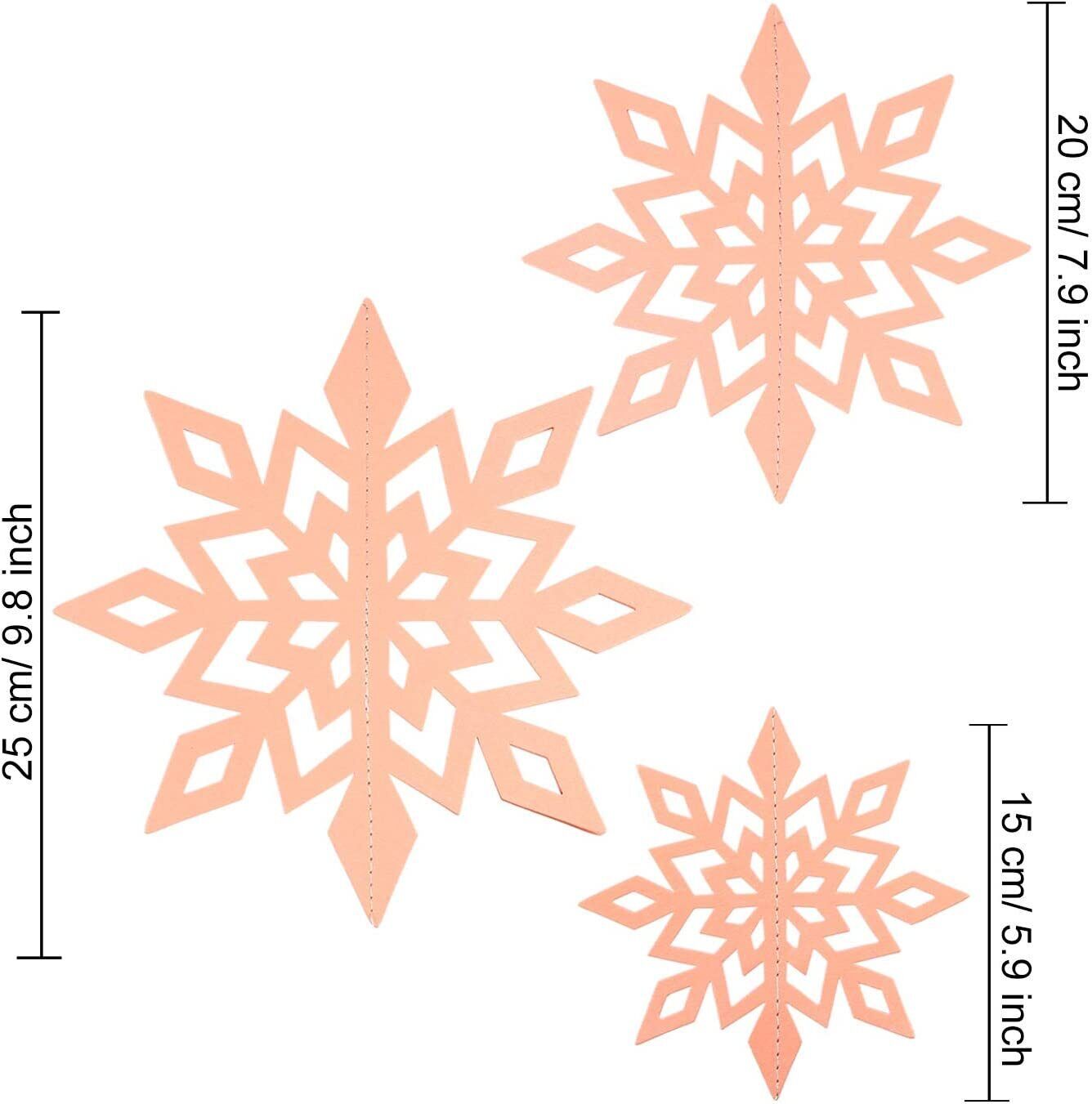 Christmas XMAS Tree Snowflakes Baubles Hanging Home Party Ornament Decorations