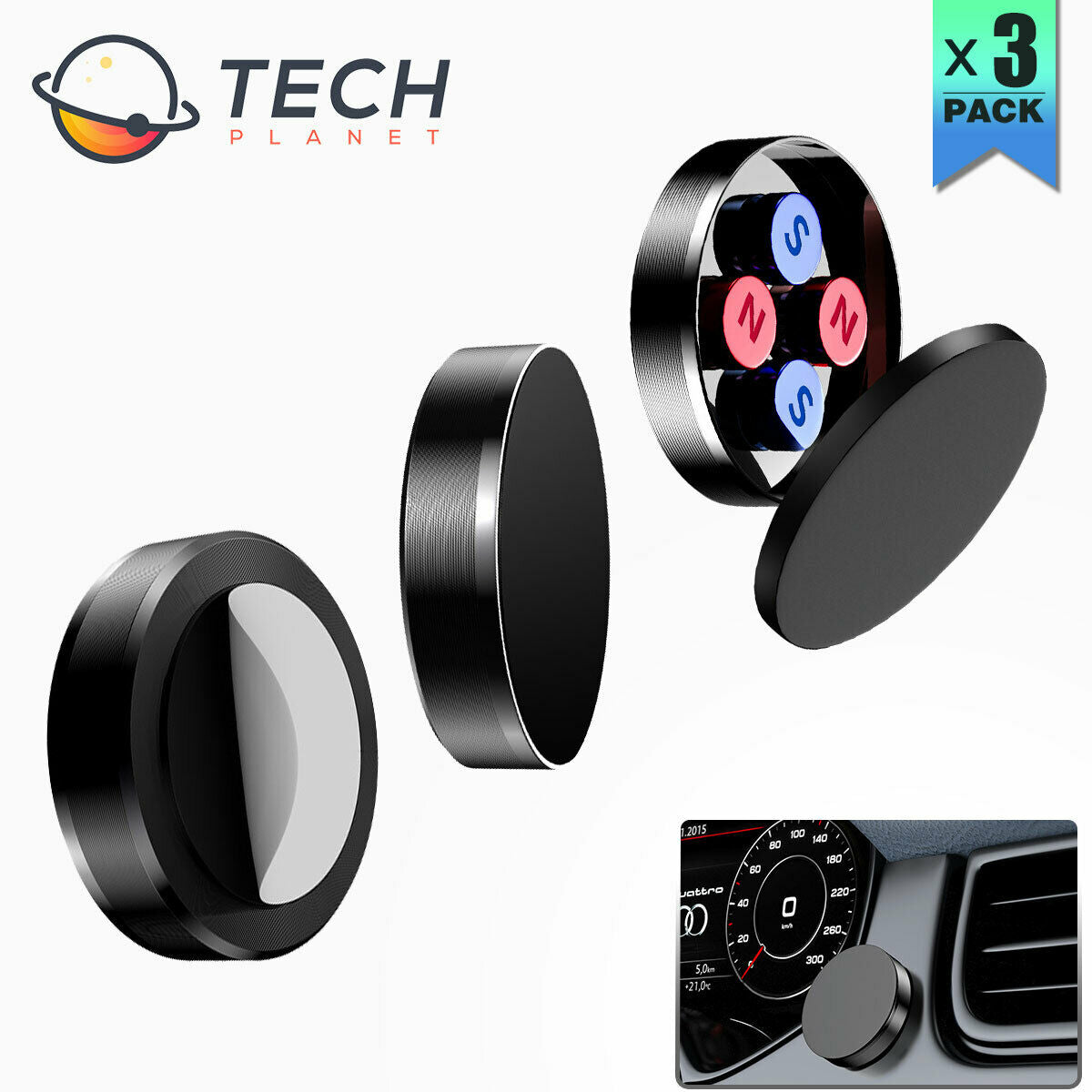 Universal Magnetic Magnet Dashboard Mobile Phone Holder Dash Car Mount Stand