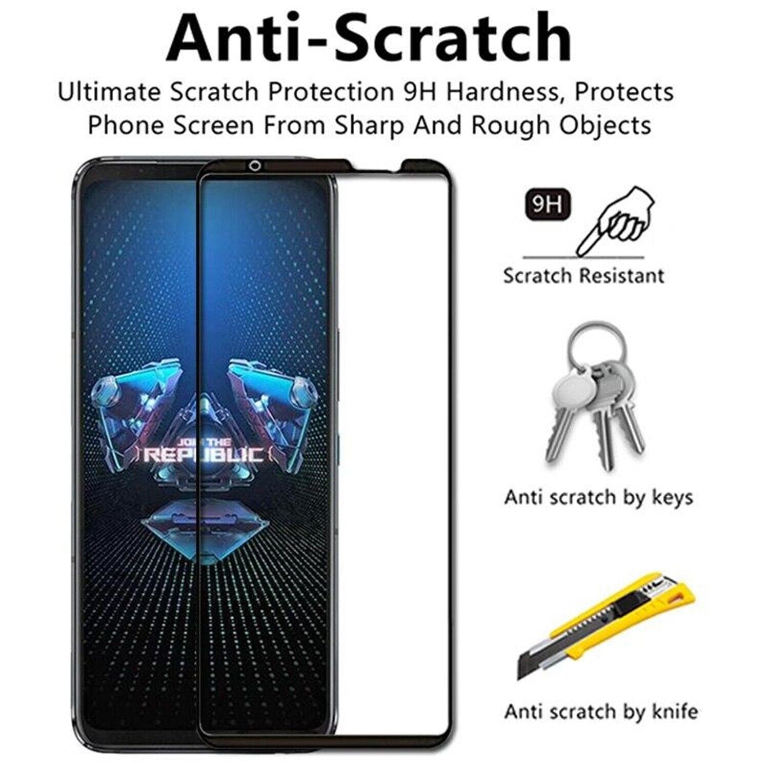 ASUS Phone ROG 6 6 Pro 5S 5 Ultimate Tempered Glass Screen Protector LCD Cover