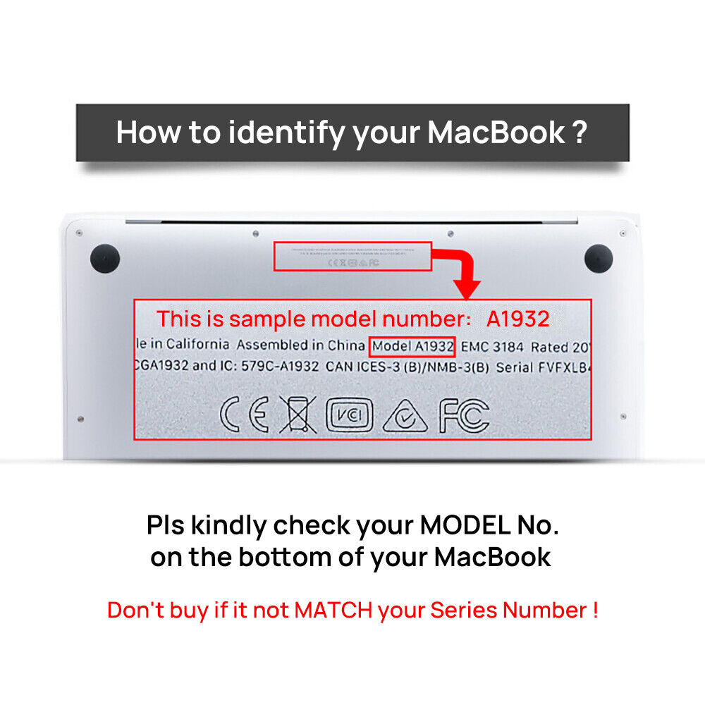 For Macbook Air Pro M2 2022 Case Clear Hard Shell+Keyboard Cover