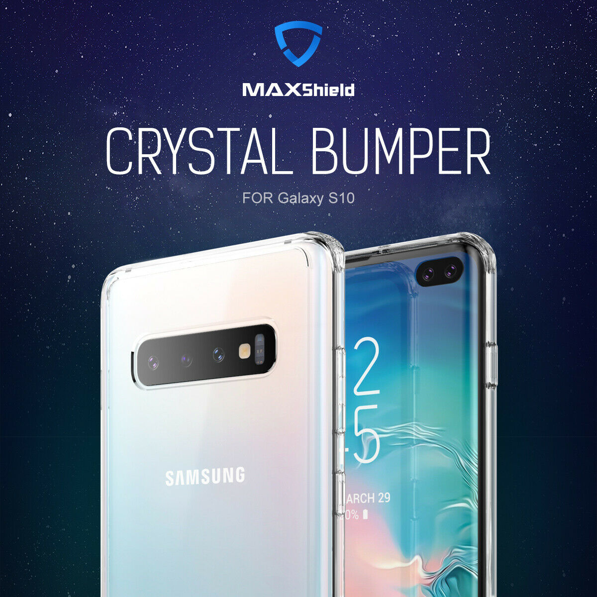 Samsung Galaxy S10 Case Shockproof Crystal Bumper Case Cover