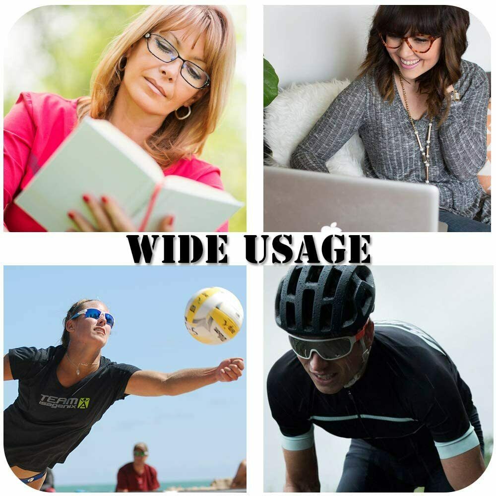 10/20 Pair Silicone Anti-Slip Stick On Nose Pads For Eyeglass Sunglasses Glasses