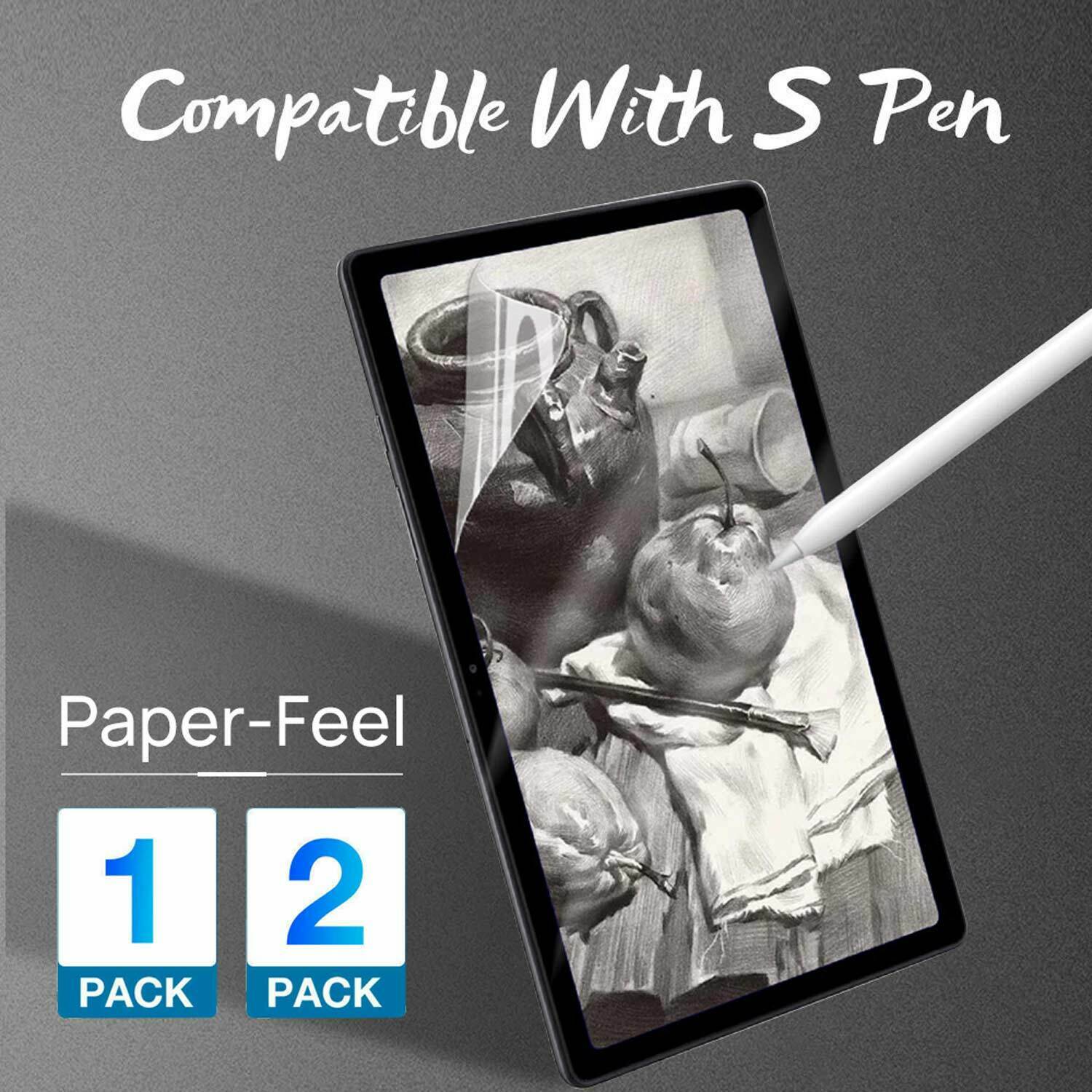 For Galaxy Tab S7 FE Paper Like Screen Protector Draw Matte Film