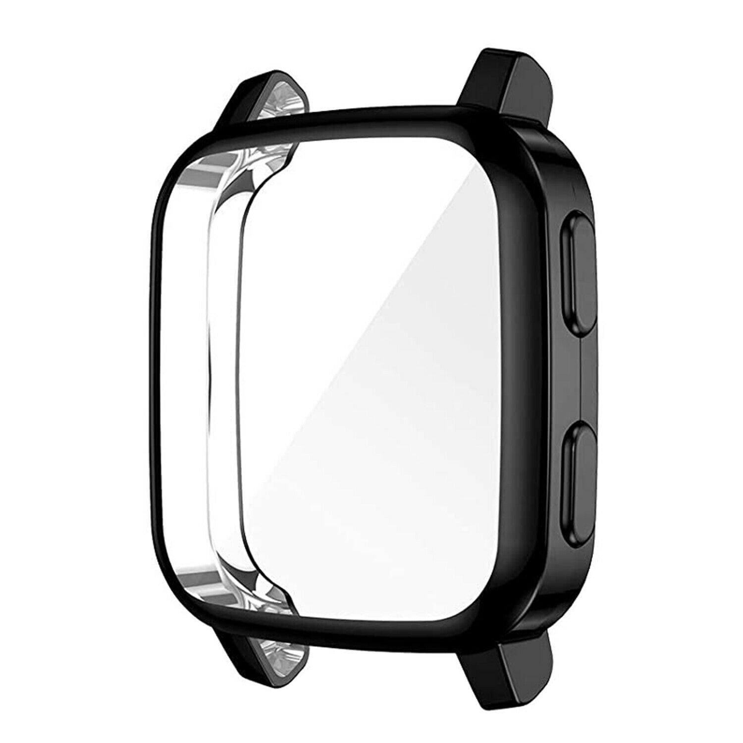 For Garmin Venu SQ Music Shockproof Clear TPU Case Full Cover Screen Protector