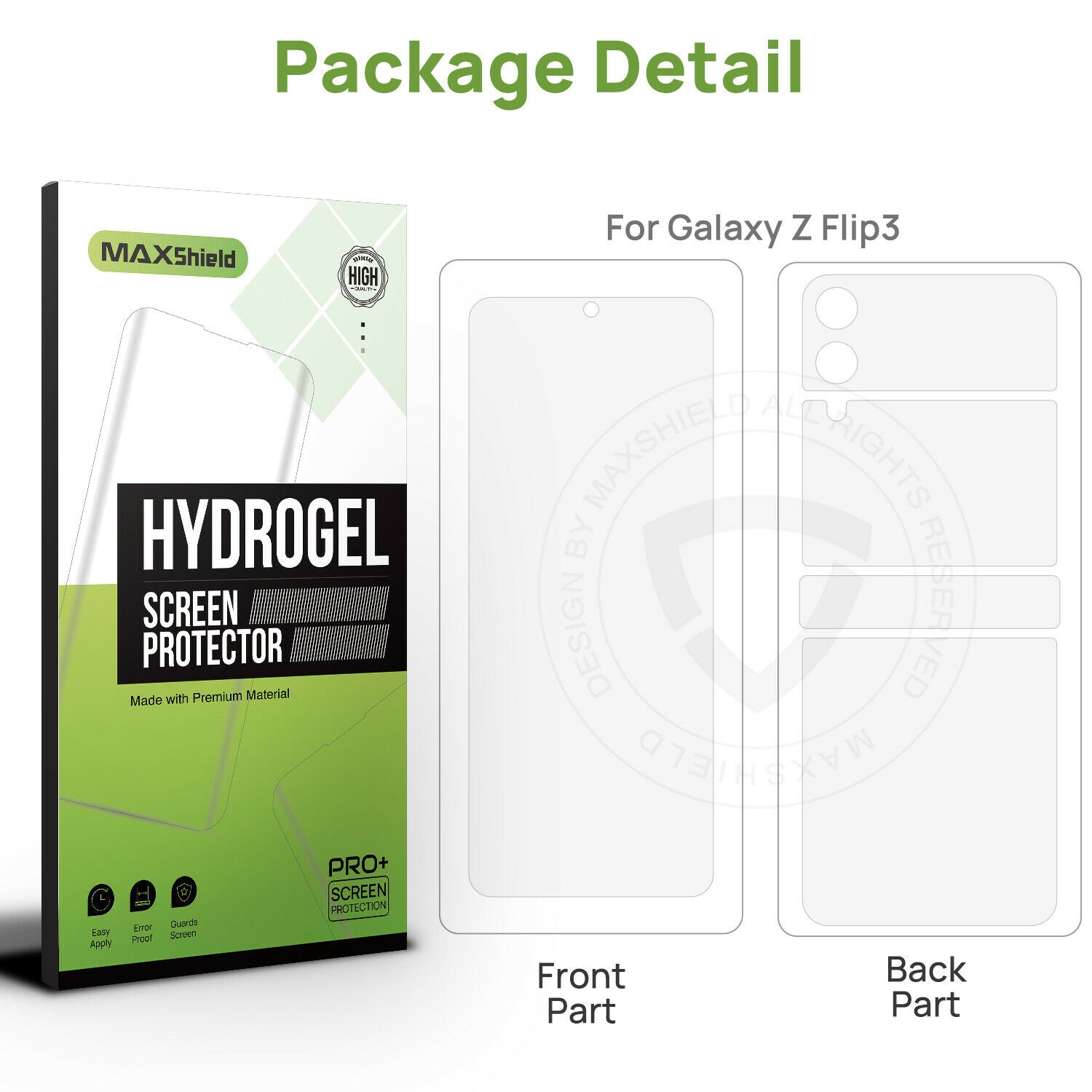 For Galaxy Z Flip4 5G Screen Protector Hard Case Ultra Slim Clear Cover