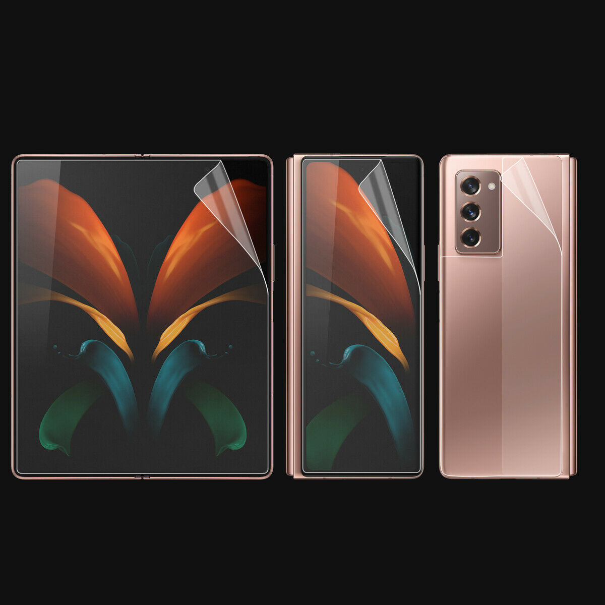 For Samsung Galaxy Z Fold2 5G Screen Protector MAXSHIELD Flexible Full Coverage