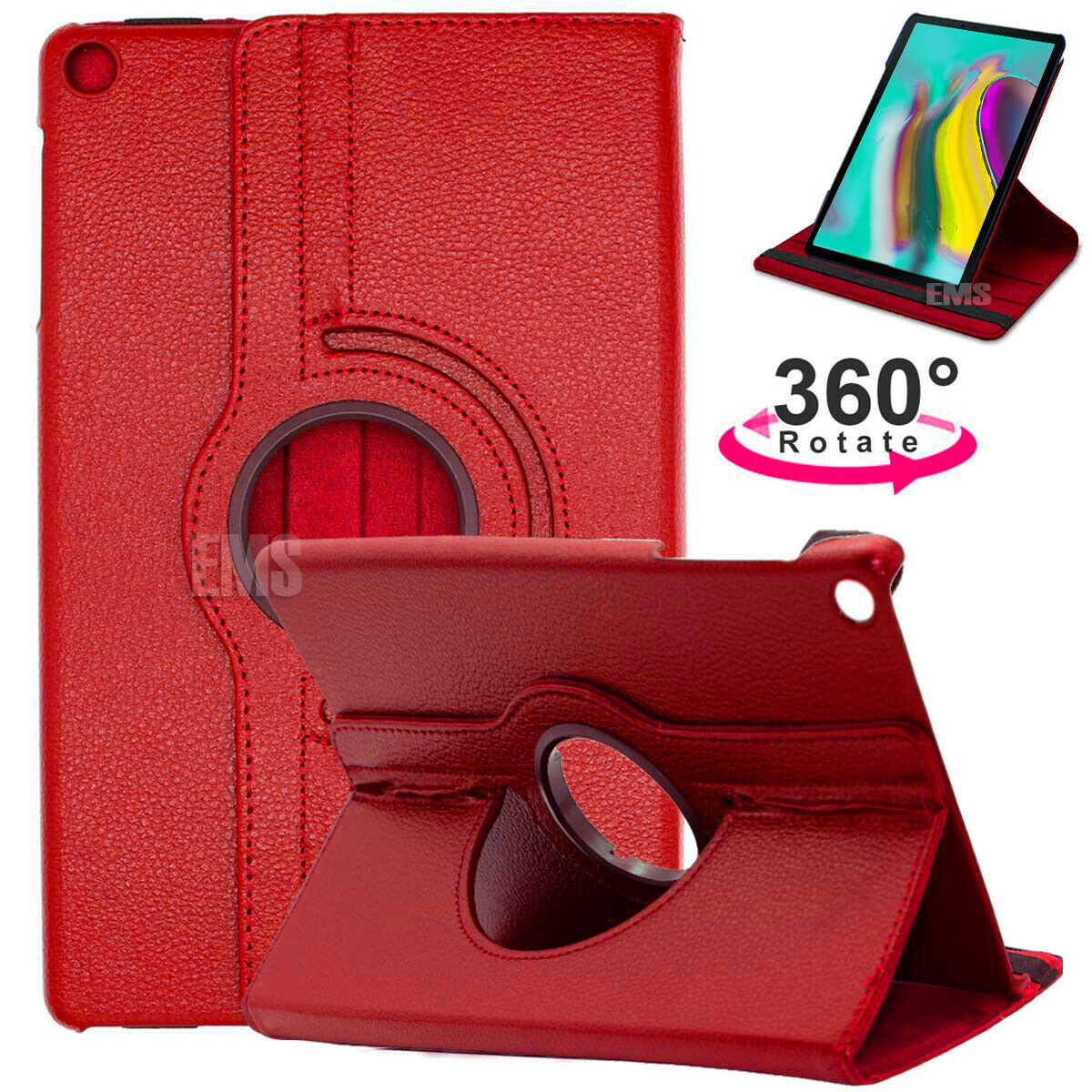 Samsung Galaxy Tab S5e 10.5 T720 T725 Smart Case 360 Degree Rotating Stand Cover