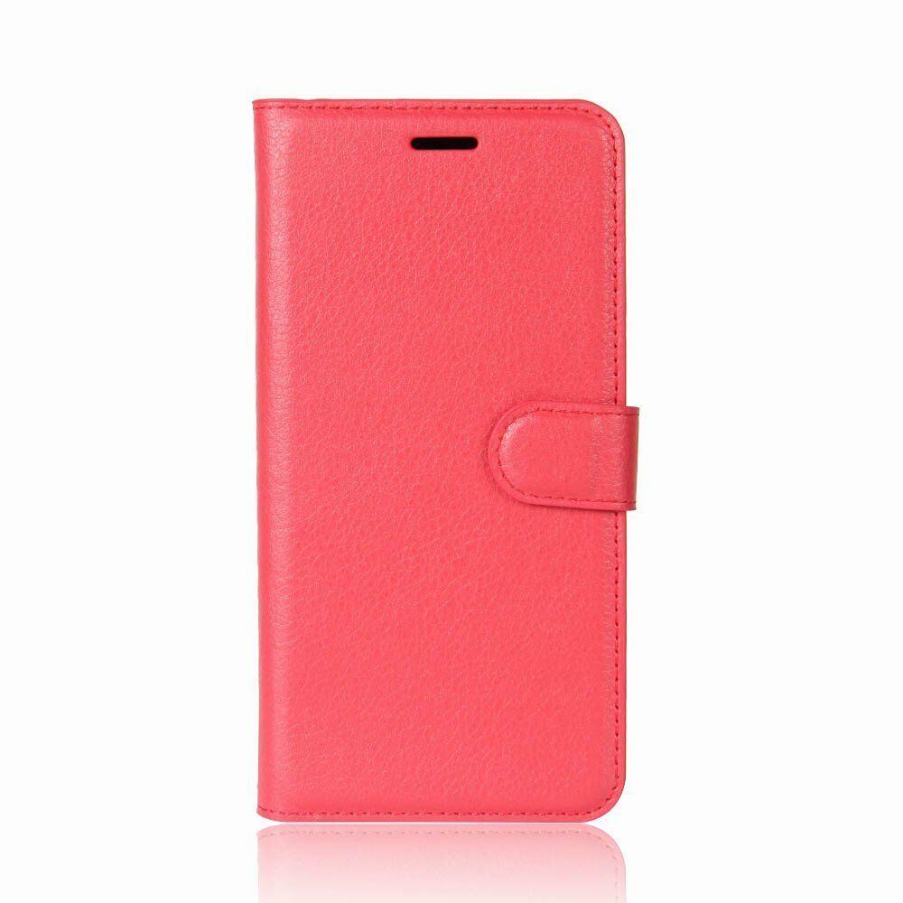 Oppo R11S Premium Leather Wallet Case Cover For Oppo Case-Hot Pink