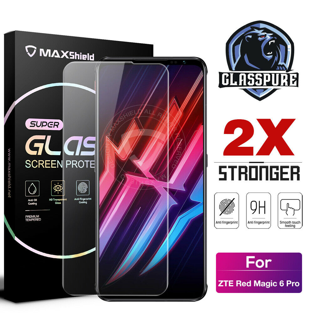 2x For ZTE Red Magic 6 Pro 5G Tempered Glass Screen Protector Full Coverage HD