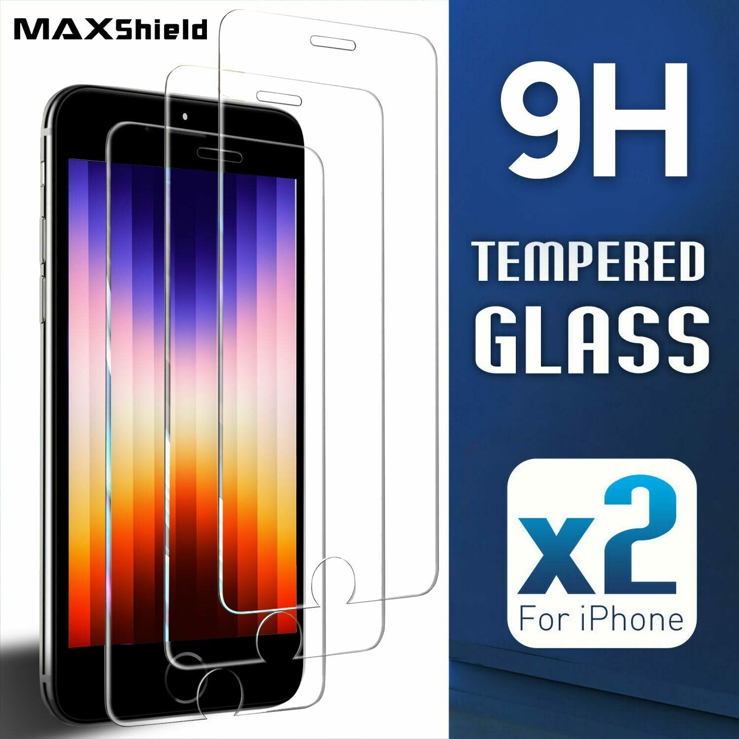 For Apple iPhone SE 2022 3rd Full Cover Tempered Glass Screen Protector Film