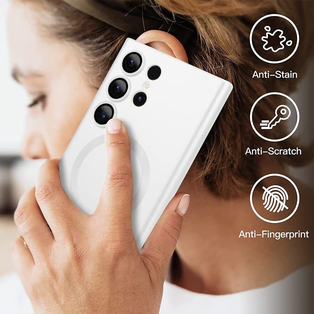 For Samsung Galaxy S24 Plus Ultra 5G Shockproof Mag Safe Case Cover